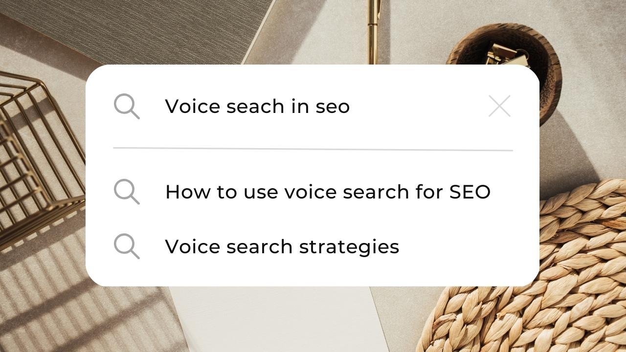 voice search for SEO